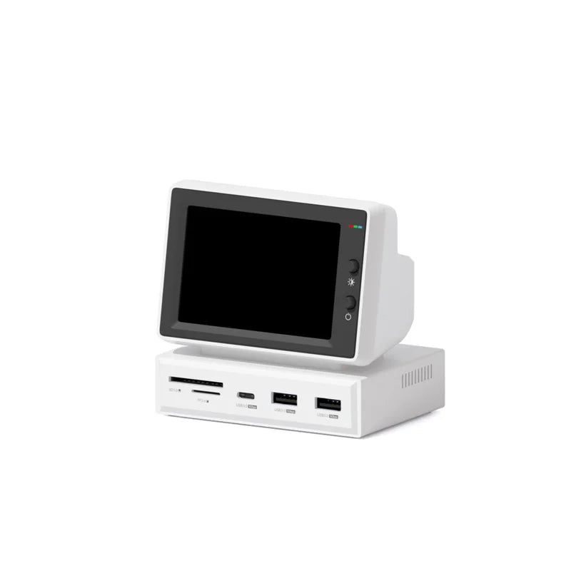 USB-C Hub with Mini Monitor | Unique USB-C Dock | HAGIBIS