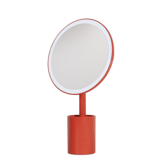 Brush Holder Cosmetic Mirror